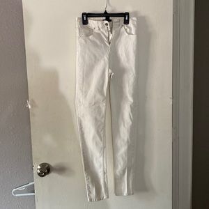White H&M jeans